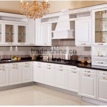 poplar solid wood kitchen cabinet