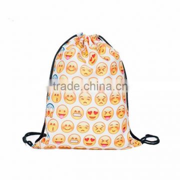 Lightweight design easy to open and carry custom printed drawstring shoe bags