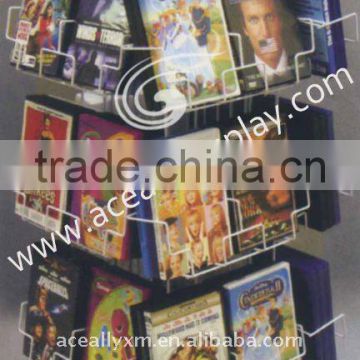 24Pockets DVD/CDs Countertop Spinner rack