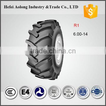 Tire&Tube 8PR R1 tread agricultural tyre 6.00-14, Made in China