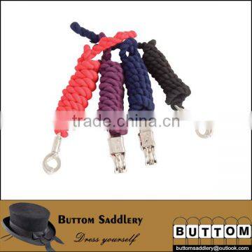 Horse lead rope Cotton horse lead rope Multi-color horse lead rope with panic snap,Dia15mm*2m