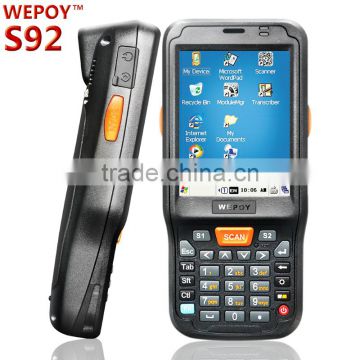 WINCE 1d 2d portable wireless barcode scanner with memory