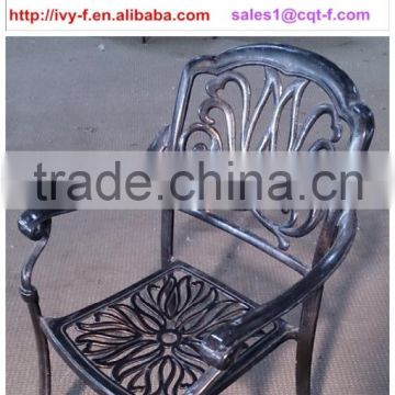 Italy hot wholesale cast aluminium chairs,