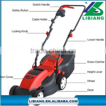 For 18CM 300M*2 grass, Hot sale 1200W electric lawn mower,grass cutter