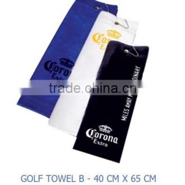 high quality soft custom pocket golf towel