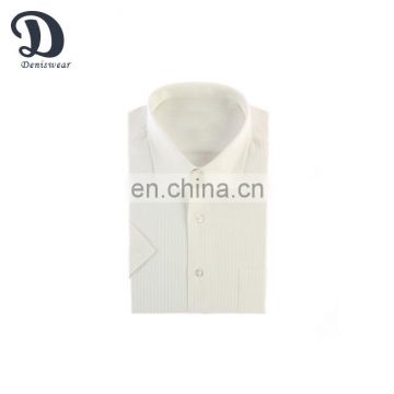 Short sleeve style men's wholesale 60 cotton shirt
