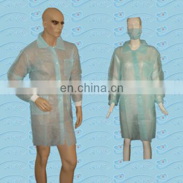 PP white Disposable Lab Gown