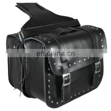 leather saddle bag - Motorcycle Leather Saddle Bag