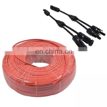 Copper core PV1-F photovoltaic TUV solar dc power 6mm pv cable 10 mm2 double core 2.5mm