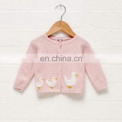 Baby Girl Pink Cardigan,Girls Knitted Cardigans