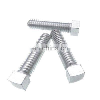 zinc plating hex head machine screws for excavator