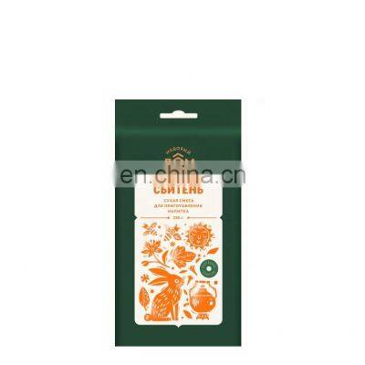 Sbiten instant drink with floral honey granules cinnamon black currant mint pepper