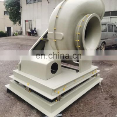 Chemical Resistant  Anti Corrosion  Plastic FRP Centrifugal Blower For Scrubber