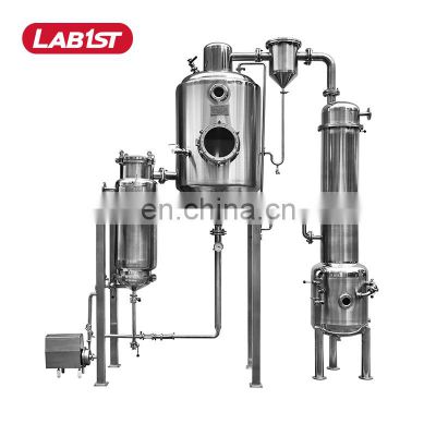 Rising film evaporator vacuum distillation alcohol distiller