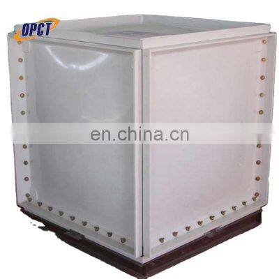 Fiberglass moulded square water tank bolted water tank for sale