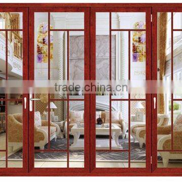 Household multi function crazy selling transparent aluminum folding door