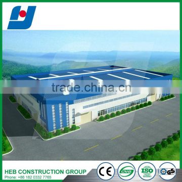 Cheap warehouse easy insulation steel structural building
