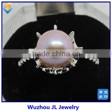 925 sterling silver ring with pearl silver jewelry ring hot sale in turkey
