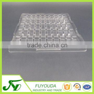 Various of clear PET clamshell blister packaging container