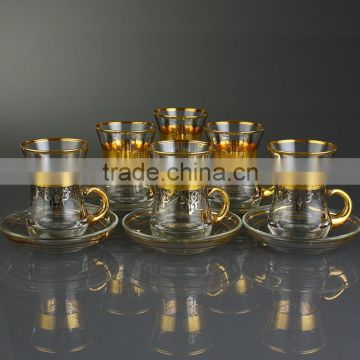 12 Pcs Glass Tea Set
