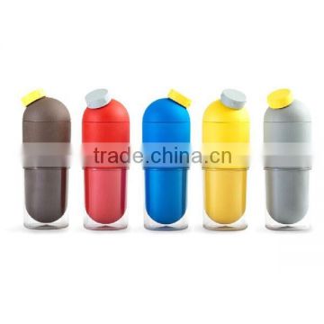 hot sale colorful Plastic new popular capsule mug