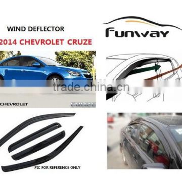 2014 CHEVROLET CRUZE wind deflectors,door visor,window deflectors,car rain visor,car accesories