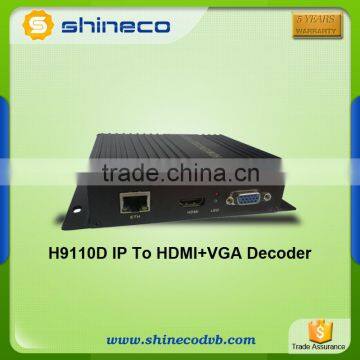 HDMI+VGA H.264 IPTV Decoder/H.264 streaming Decoder