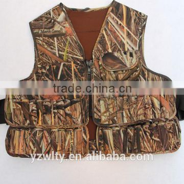 Good Quality Tactical Neoprene Camo Hunting fishing Vest