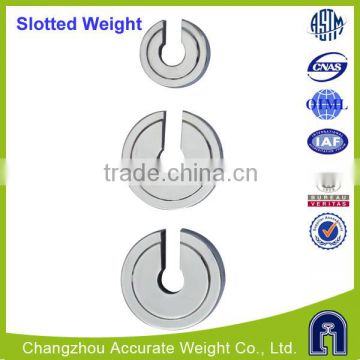 OIML accurate slotted weight