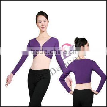 A2420 Adult Long Sheeves dance wrap tops wholesale women sexy dance tops hot sexy belly dance tops
