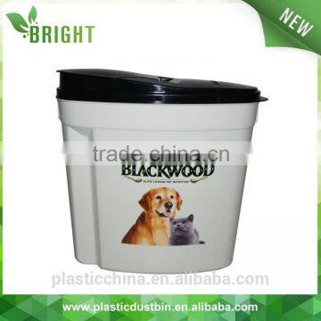 10L 4KGS Wholesale logo customized plastic cat feed container