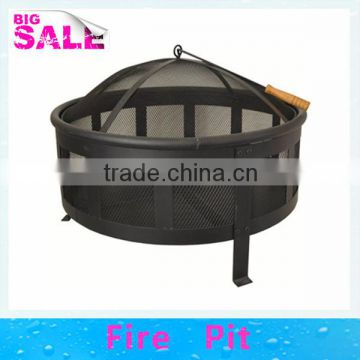 27 inch Top Sale round iron outdoor fire pit