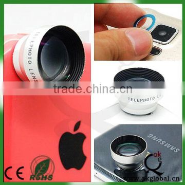 Aluminum 2x telephoto lens mini mobile phone lens