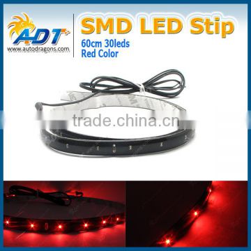 60cm 30 LEDs 0603 SMD Red Flexible LED Strip Lights 12V DC
