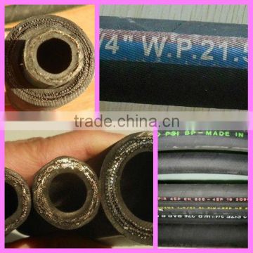 Manufacture Rubber Hydraulic Hose SAE100 R2 AT
