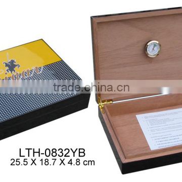 custom wood montecristo cigar humidor box