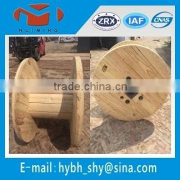 wooden cable drum for wire and cable