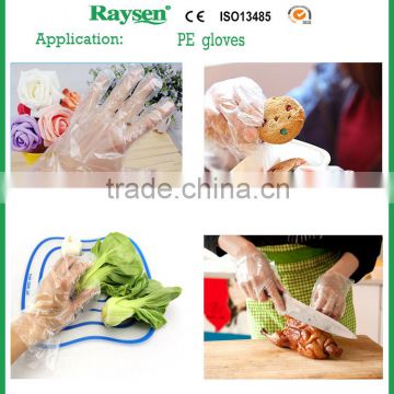 Hdpe / ldpe embossed disposable pe gloves