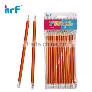 Wood Pencil With Eraser End For Kids