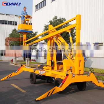 Best price hydraulic articulated folding boom lift