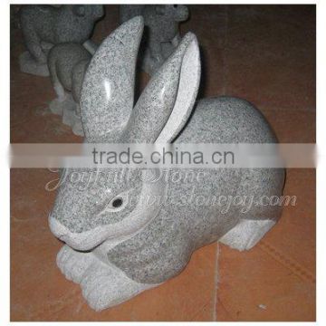 Stone Rabbit Sculpture, Animal Sculpture, Rabbit Garden Sculpture