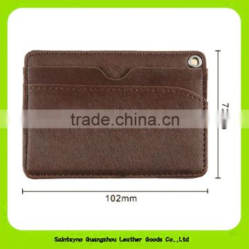 High Quality Soft PVC Leather ID Card Luggage Tag Initial Bag Tag 16454