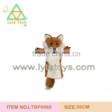 Custom Plush Fox Puppet For Pormotion