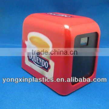 plastic facial paper small box facial tissue for promotion