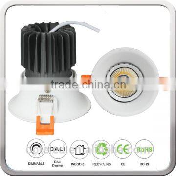 High Quality Adjustable Dimmable 9W 12W Recessed COB Led Downlight With 70mm Cutout