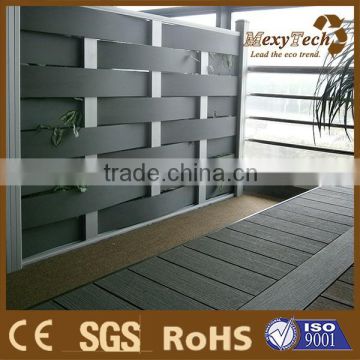 eco friendly composite wood slat garden fence and wpc screening