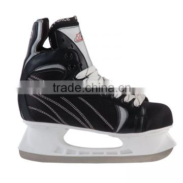 Ice figure skates with black color