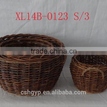 unpeeled willow basket