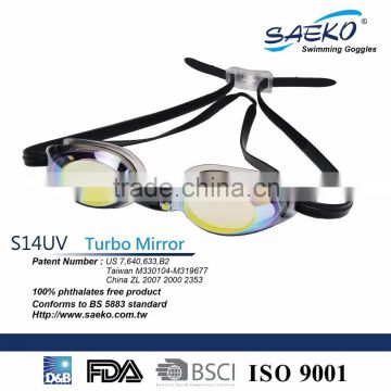 Racing Mirror - UV Protected Waterproof Swimming Goggles Anti-fog Adult