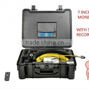 TVBTECH digital pipe inspection camera with text writer and DVR